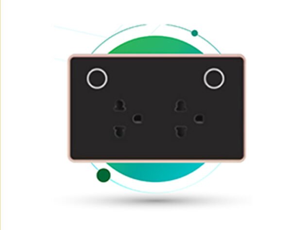 Metal Frame 2-Socket